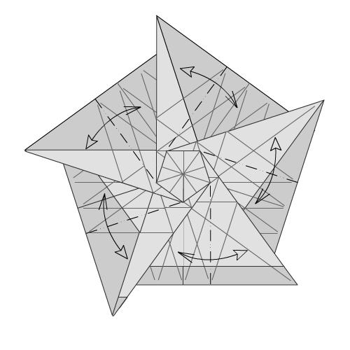 川崎玫瑰话的基本折法是现代折纸玫瑰花制作中最为常见的基础性折法