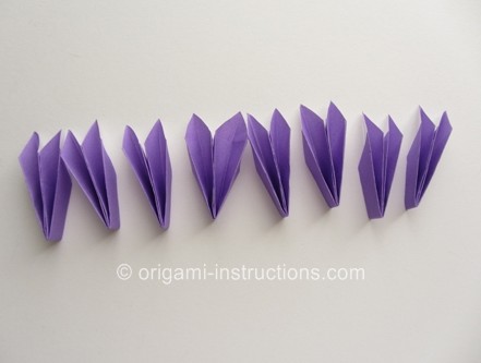 现在常见的各种类型的手工折纸花从折法上来看都没有这里这个简单