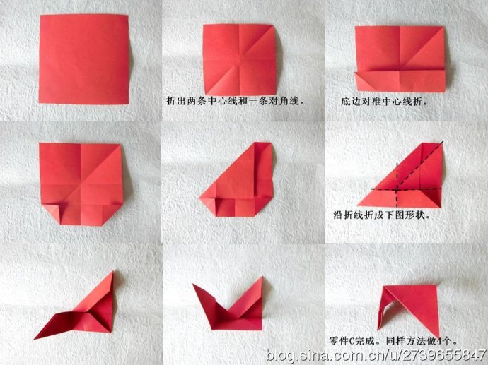 学习纸球花的折法本身就可以更好的帮助我们理解这个折纸玫瑰花盒子的组合制作