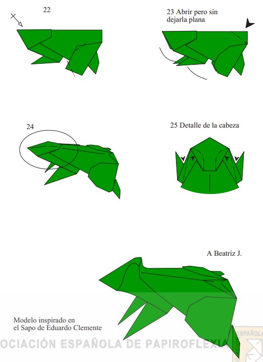 学习这个折纸树蛙的制作教程可以提升大家对于折纸制作的喜爱程度