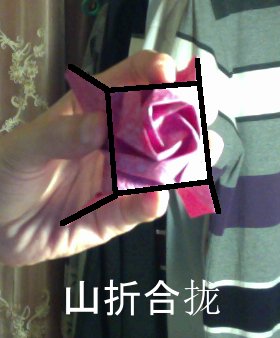 经典的折纸玫瑰花本身从构型上比起折纸盒子的制作就难了许多