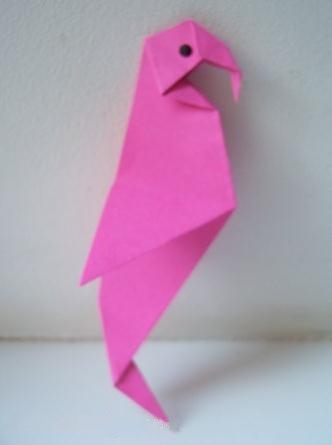 儿童折纸大全图解简单折纸鹦鹉手工折纸教程
