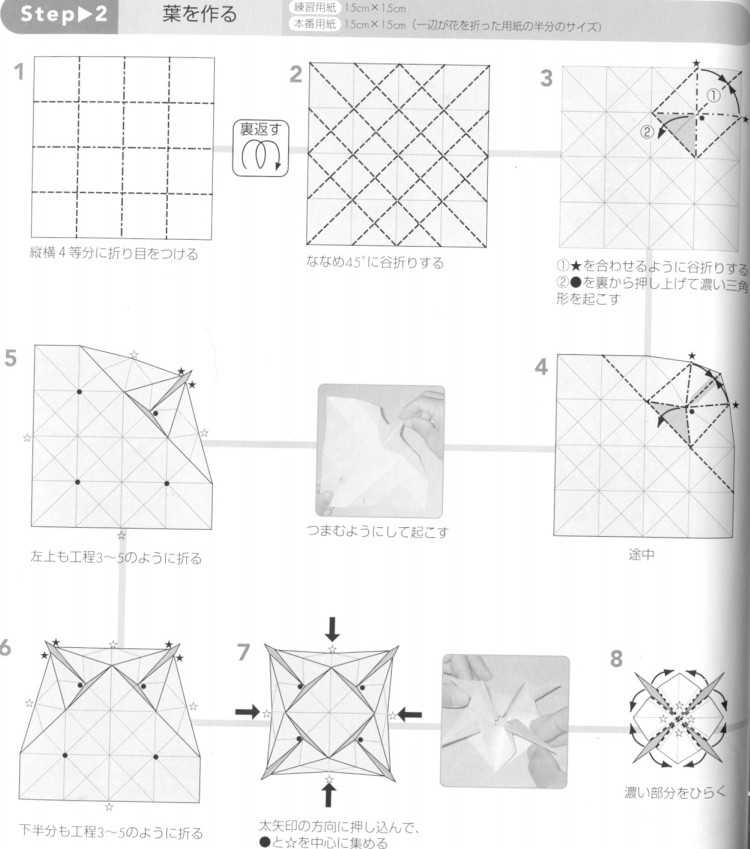 经典的手工折叠过程涉及到一些复杂的折纸蔷薇花制作技巧