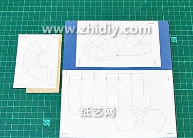 纸模型在制作的过程中图纸的作用就类似于折纸制作中基本的折纸图谱的作用