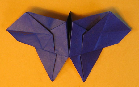 折纸大全图解之折纸蝴蝶的折法图解教程