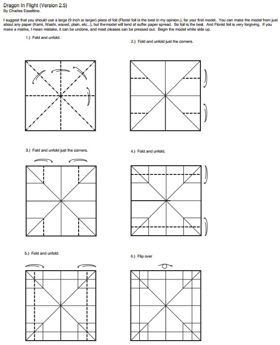 飞龙的折纸图解教程一步一步的将如何制作折纸飞龙告诉你