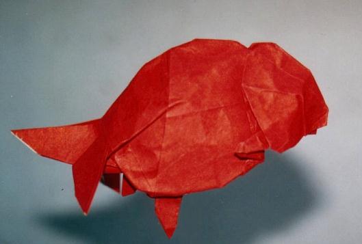 折纸金鱼图纸教程教你做可爱折纸金鱼