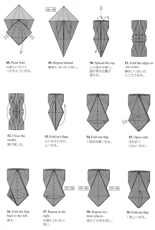 学习折纸蜻蜓的基本折法帮助你更好的学习和掌握折纸昆虫的制作