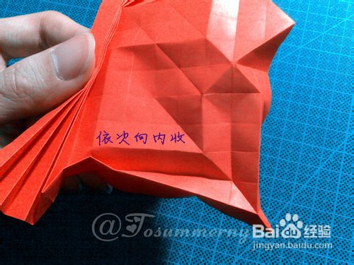 折纸心戒指作为一个非常不错的手工折纸礼物还是很有创意的