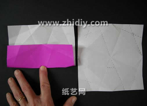 折纸盒子的基本图解教程让更多的同学制作出漂亮的折纸收纳盒来