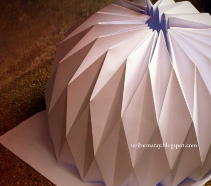 中秋节折纸大全图解之折纸自制灯笼的制作方法