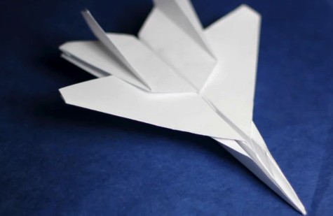纸折f15战斗机的折法视频折纸飞机教程 纸艺网 Zhidiy Com