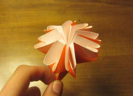 康乃馨的折法视频教程之母亲节简单折纸花康乃馨