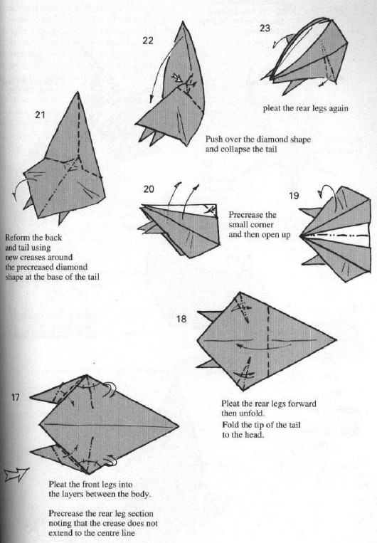 精彩的折纸松鼠制作教程提供给大家一个非常好的折纸学习机会