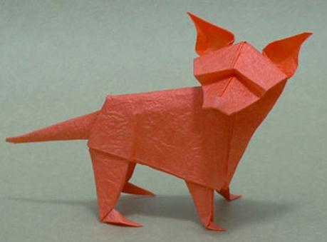 小狐狸折纸图纸教程教你可爱折纸小狐狸
