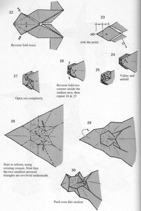 较多的教程翻页并不意味着这个折纸动物的制作要难一些