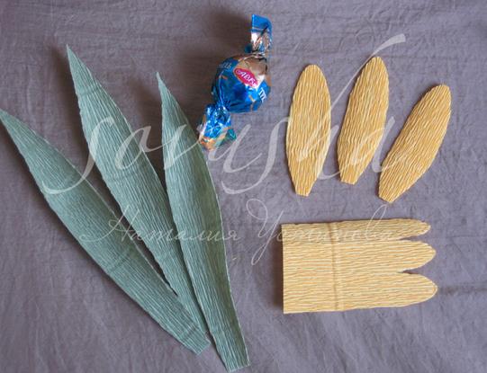 母亲节和教师节的手工纸艺郁金香制作教程展现出来的是手工郁金香制作的精美