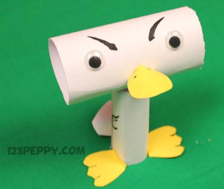 儿童折纸大全之折纸小鸭子的视频手工制作教程