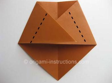 学习儿童折纸小熊脸让我们能够更好的学习折纸模型的构成