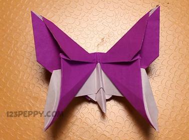 儿童折纸大全之折纸蝴蝶的折纸视频教程