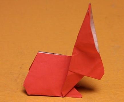 儿童折纸大全之折纸小兔子的折纸教程教程
