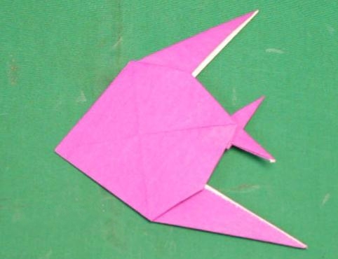 儿童折纸大全之简单鱼折纸视频教程