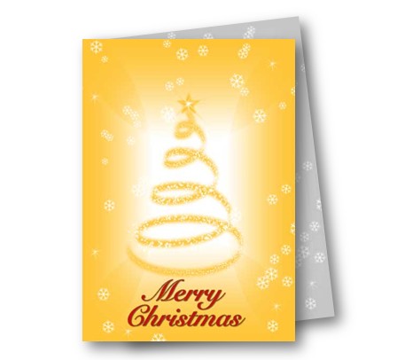 圣诞树是什么树 圣诞贺卡的可打印模版将最漂亮的圣诞树贺卡送给你