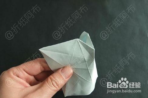 到这里可以看到折纸杨桃花的一些基本特点已经通过手工折纸的方式进行了展现