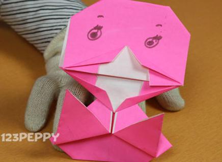 儿童折纸大全手工教程教你如何折小鸭子—儿童节手工制作