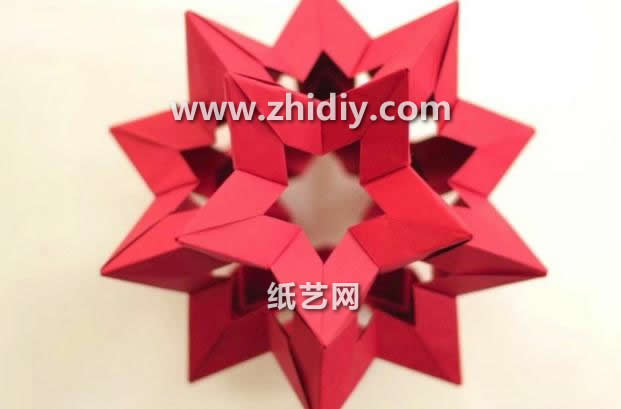 圣诞节折纸星星花球折法教程手把手教你制作精致的手工折纸星星花球灯笼