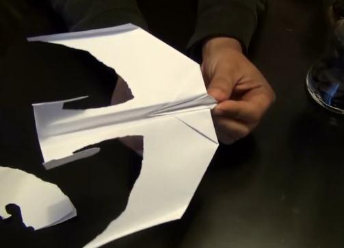 空中之王纸飞机折法大全之燕式折纸飞机折纸视频教程