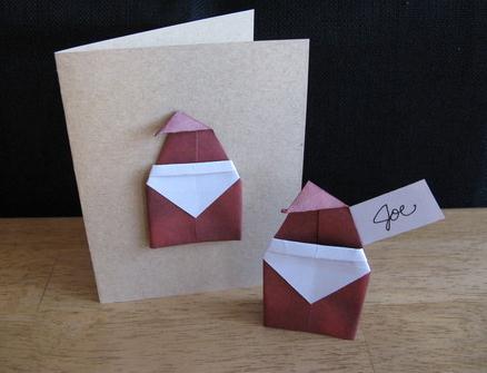 简单圣诞老人折纸教程 圣诞节折纸手工制作大全DIY教程