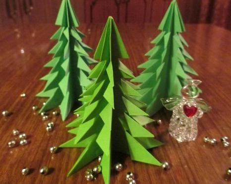简单圣诞树折纸图解教程 最简单快速手工自制圣诞树方法