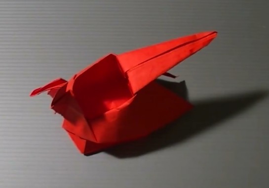 千纸鹤的折法—如何折叠出漂亮的立体折纸千纸鹤盒子视频教程