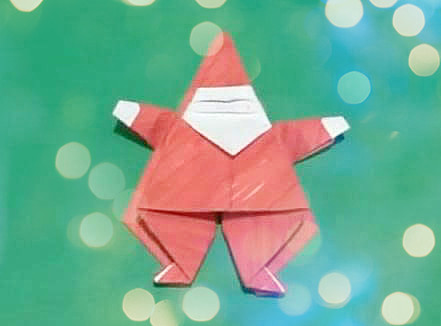 圣诞节折纸大全教你如何手工折圣诞老人的折法视频教程