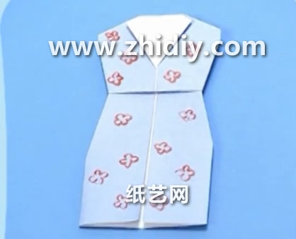 儿童折纸连衣裙的折法教程手把手教你制作精美的儿童折纸连衣裙