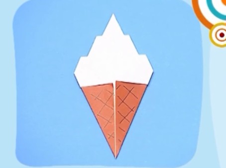 美味的折纸冰淇淋教程【儿童折纸大全视频教程】