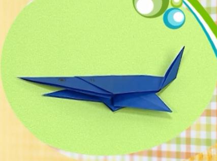 鲨鱼手工折纸视频教程—简单儿童折纸大全教程