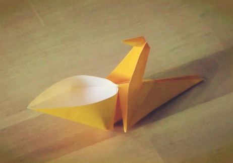 怎样叠纸鹤之喝水的千纸鹤折法视频教程