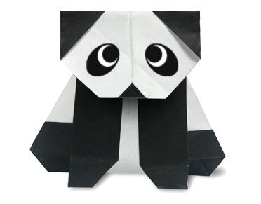 儿童手工折纸大全手把手教你简单的折纸熊猫折纸图解教程