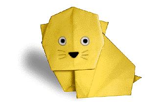 简单Kitty猫折纸图解教程—儿童手工折纸大全