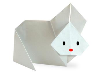 儿童手工折纸兔子的折纸大全教程