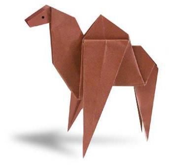 儿童折纸大全之骆驼折纸图解教程