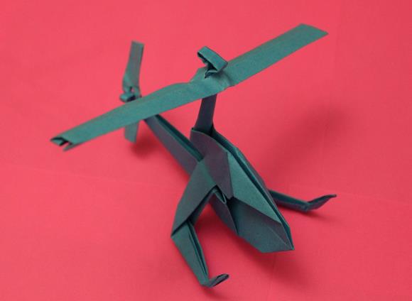 折纸直升机大全之蚊子直升机的手工折纸视频教程【纸飞机大全】