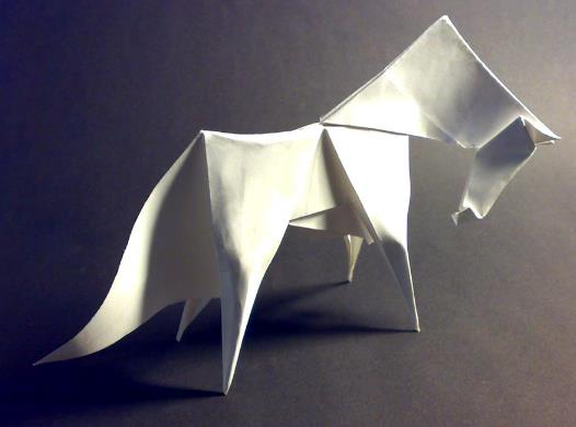 【折纸大全教程】超酷折纸马的立体手工折纸视频教程