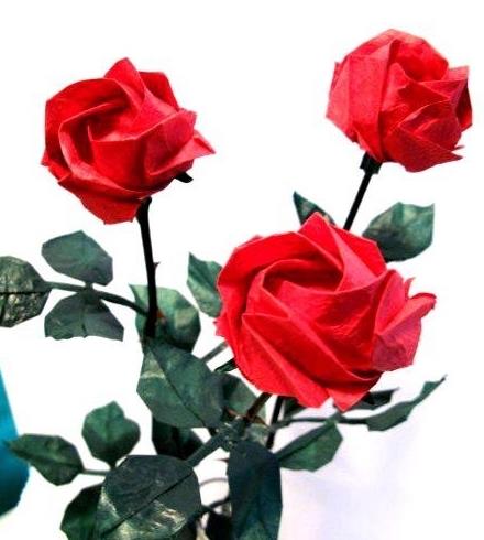 越狱玫瑰花的折法图解视频教程教你精致折纸玫瑰花