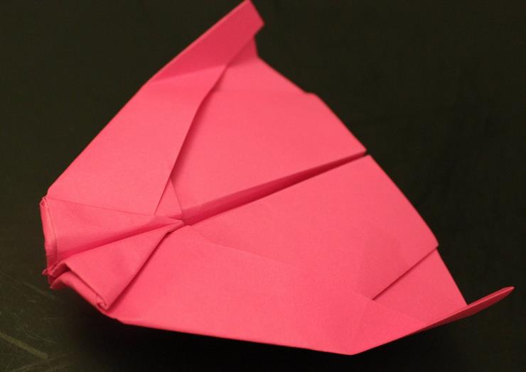 折纸滑翔机超强飞行能力手工折纸飞机视频教程 纸艺网