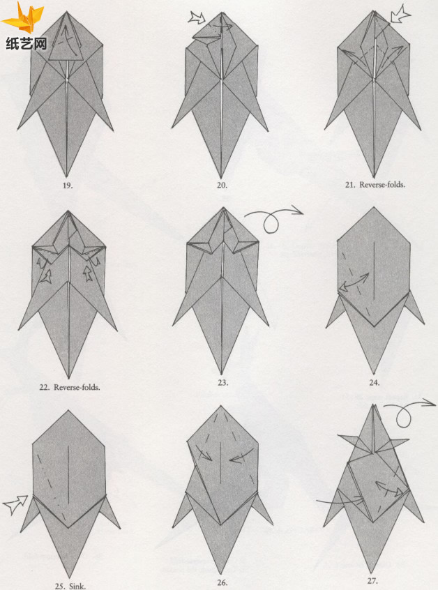 折纸袋鼠简单折纸图解教程告诉你如何制作折纸袋鼠