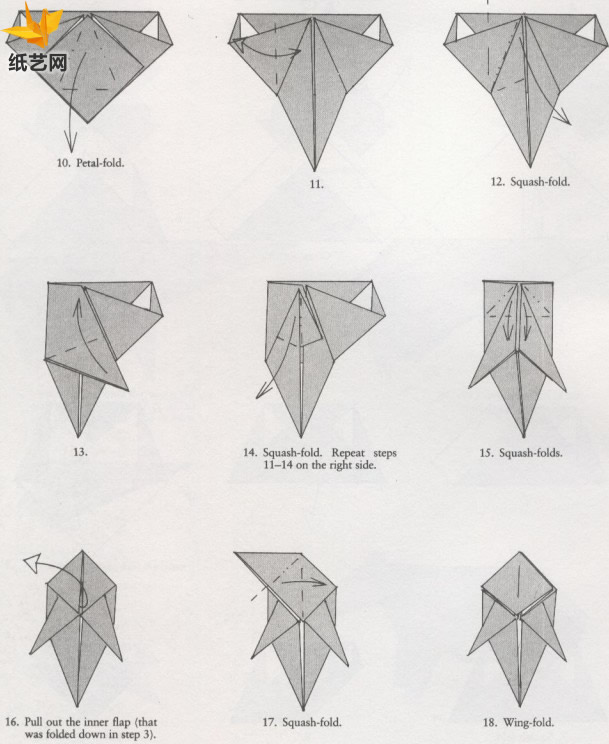 简单的折纸袋鼠折法教程一步一步的教你制作出好看的折纸袋鼠