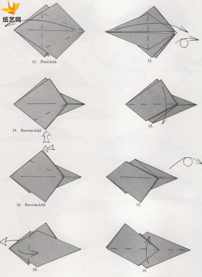 有趣的折纸犀牛基本的折法教程告诉你折纸犀牛的基本做法